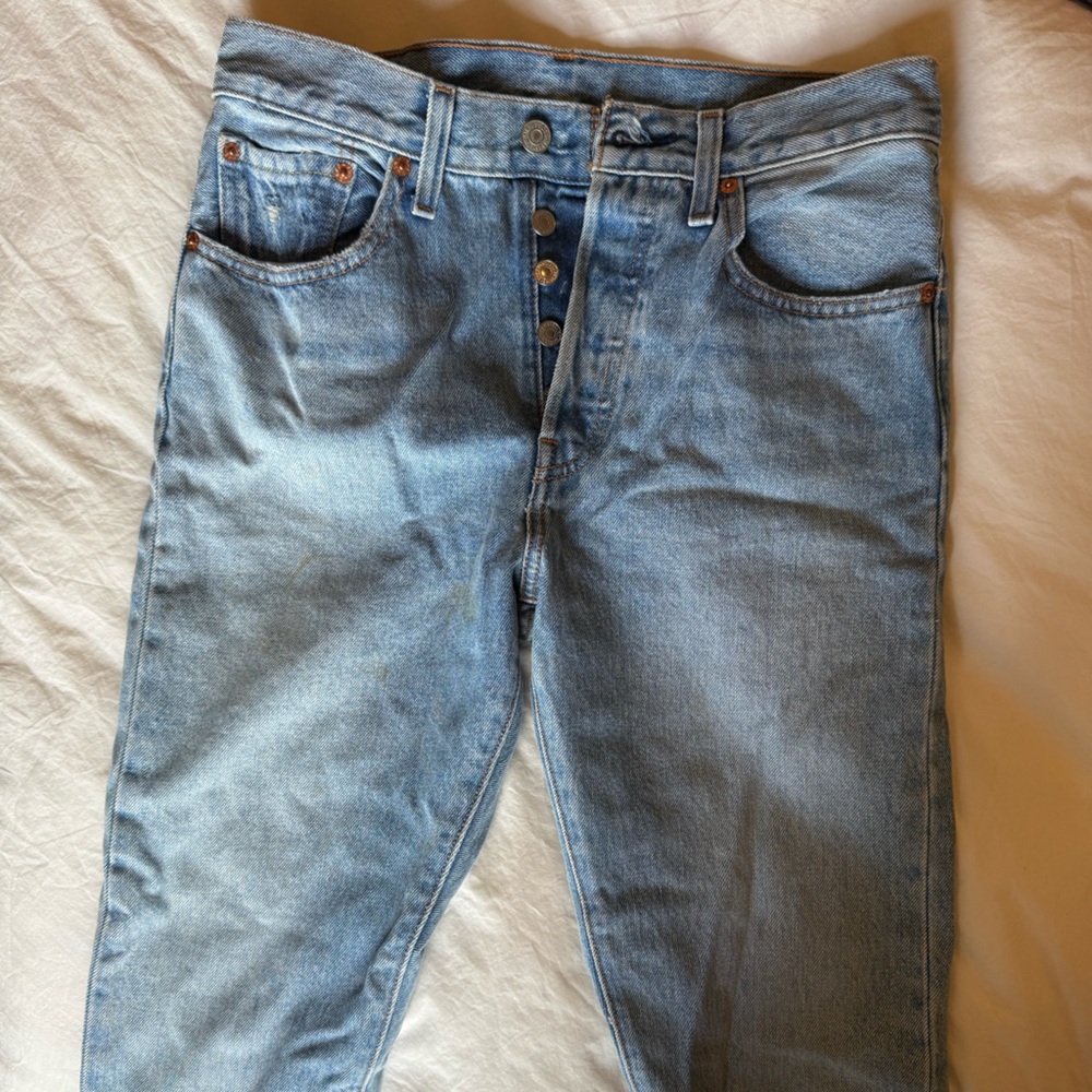 Levi's Light Blue 501 Skinny Jeans